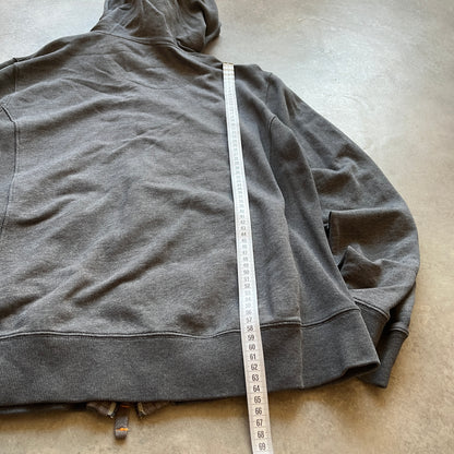 Boss Orange Grey Zip Hoodie M