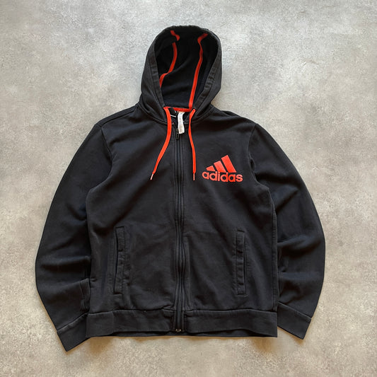 Adidas Black Zip Hoodie M