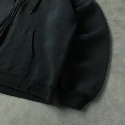 Port & Company Gibson Patch Zip Hoodie - Black (Man-XL)