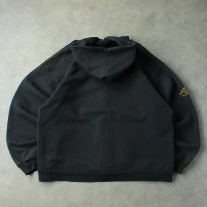 Port & Company Gibson Patch Zip Hoodie - Black (Man-XL)