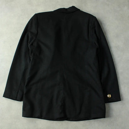 Louis Féraud Vintage Blazer - Black (Woman-XL)