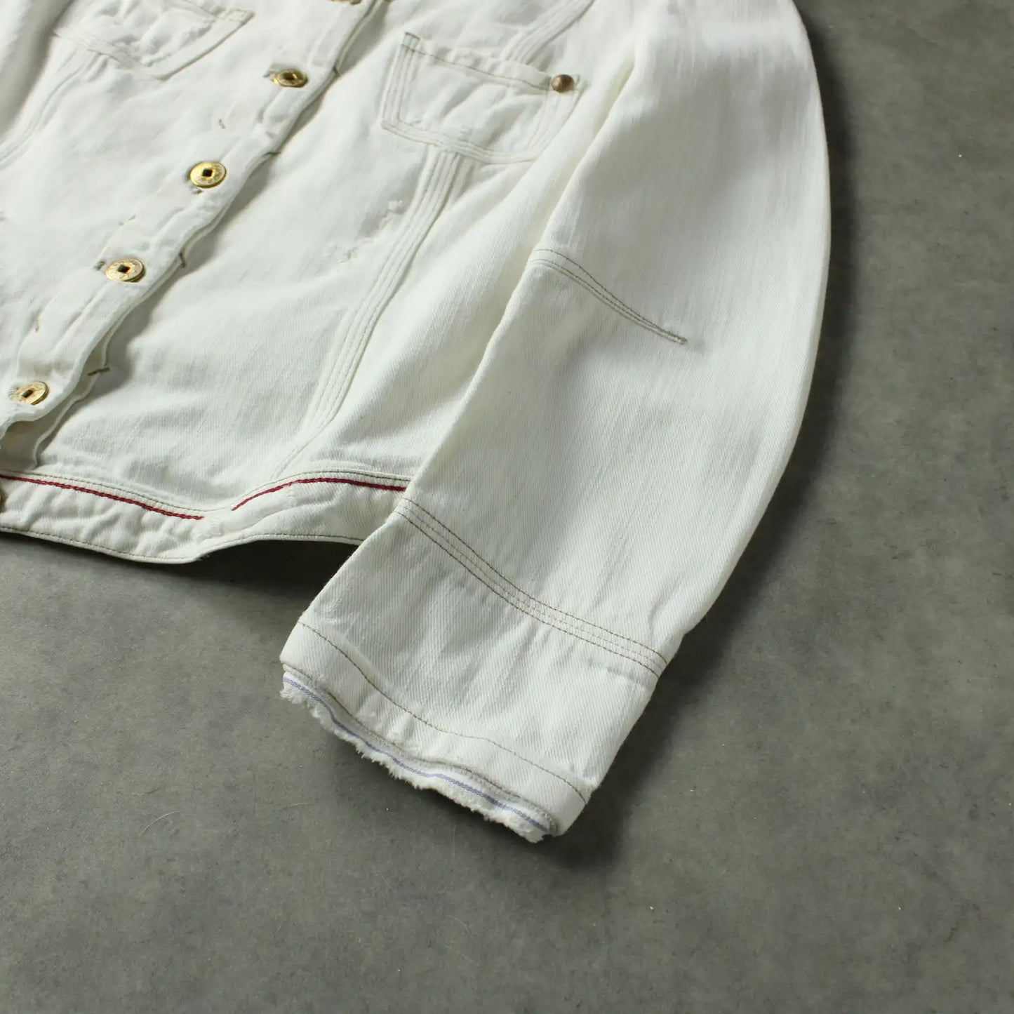 Marithé François Girbaud Denim Jacket – White (Woman-S)