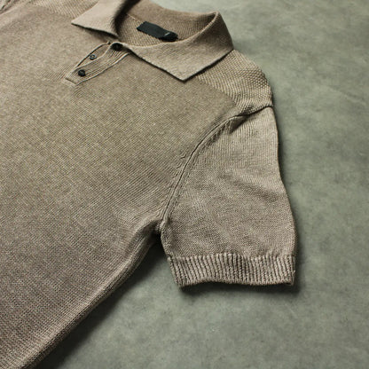 Iris von Arnim Knit Polo Shirt – Brown (Man-L)