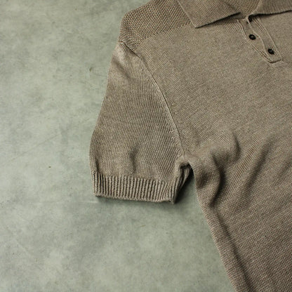 Iris von Arnim Knit Polo Shirt – Brown (Man-L)