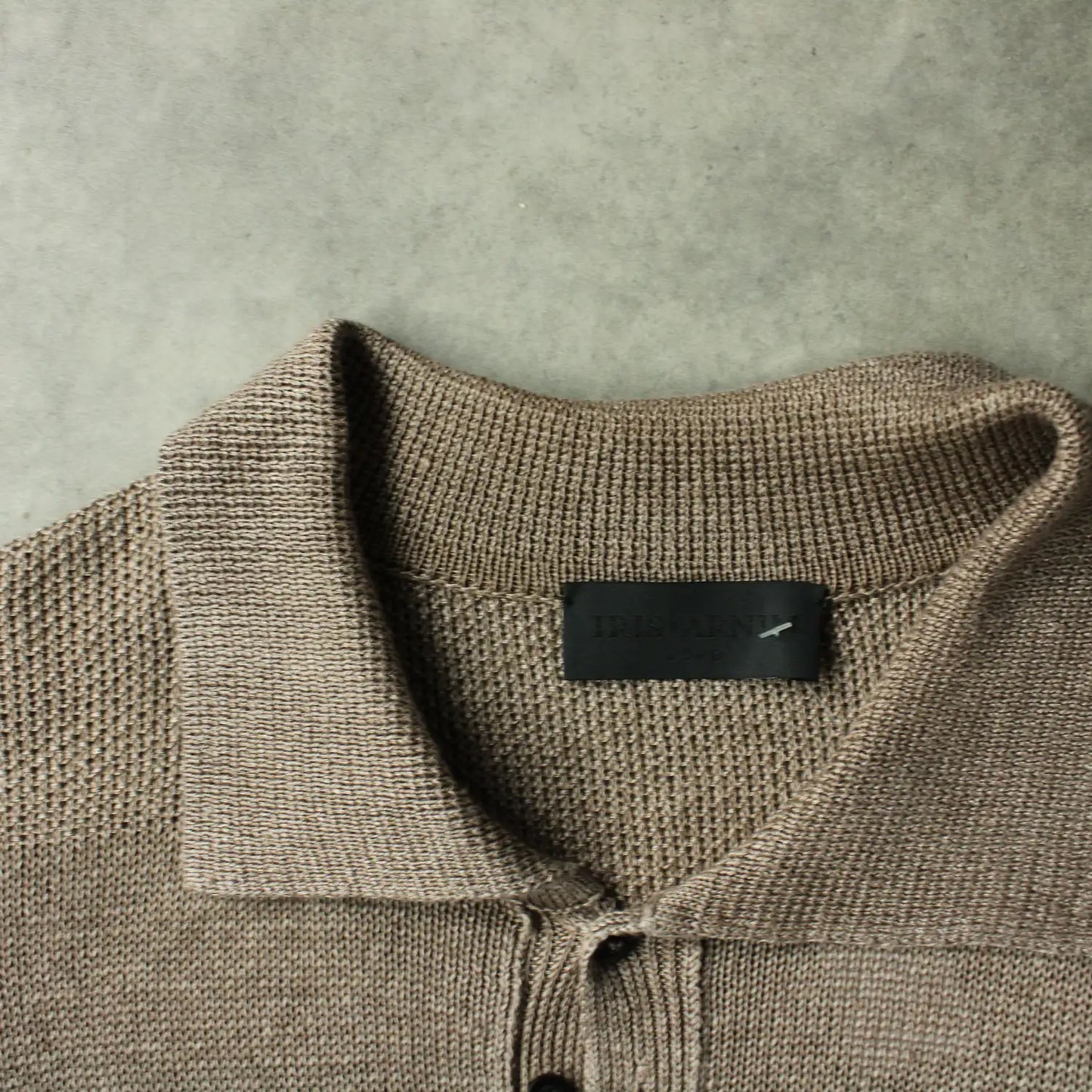 Iris von Arnim Knit Polo Shirt – Brown (Man-L)