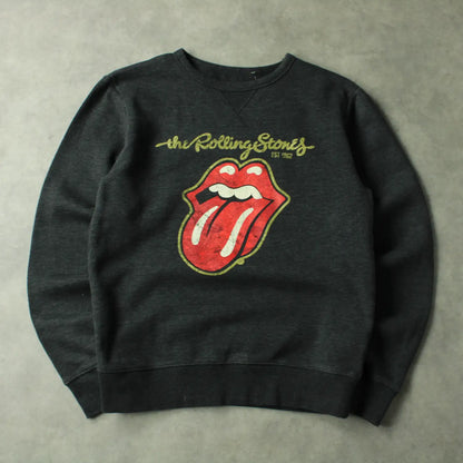 The Rolling Stones Printed Sweatshirt – Dark Grey (Man-M)