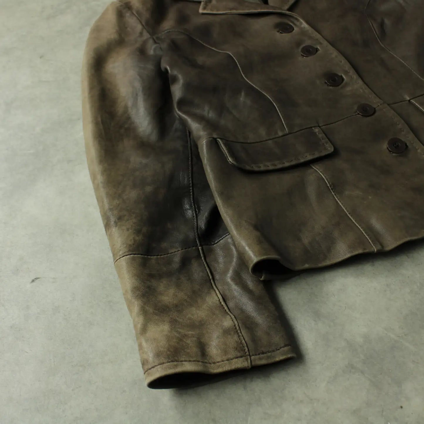 Van den Hoogen Leather Jacket – Brown (Woman-XL)