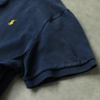 Ralph Lauren Piqué Polo – Navy Blue Embroidered Logo (Man-XL)