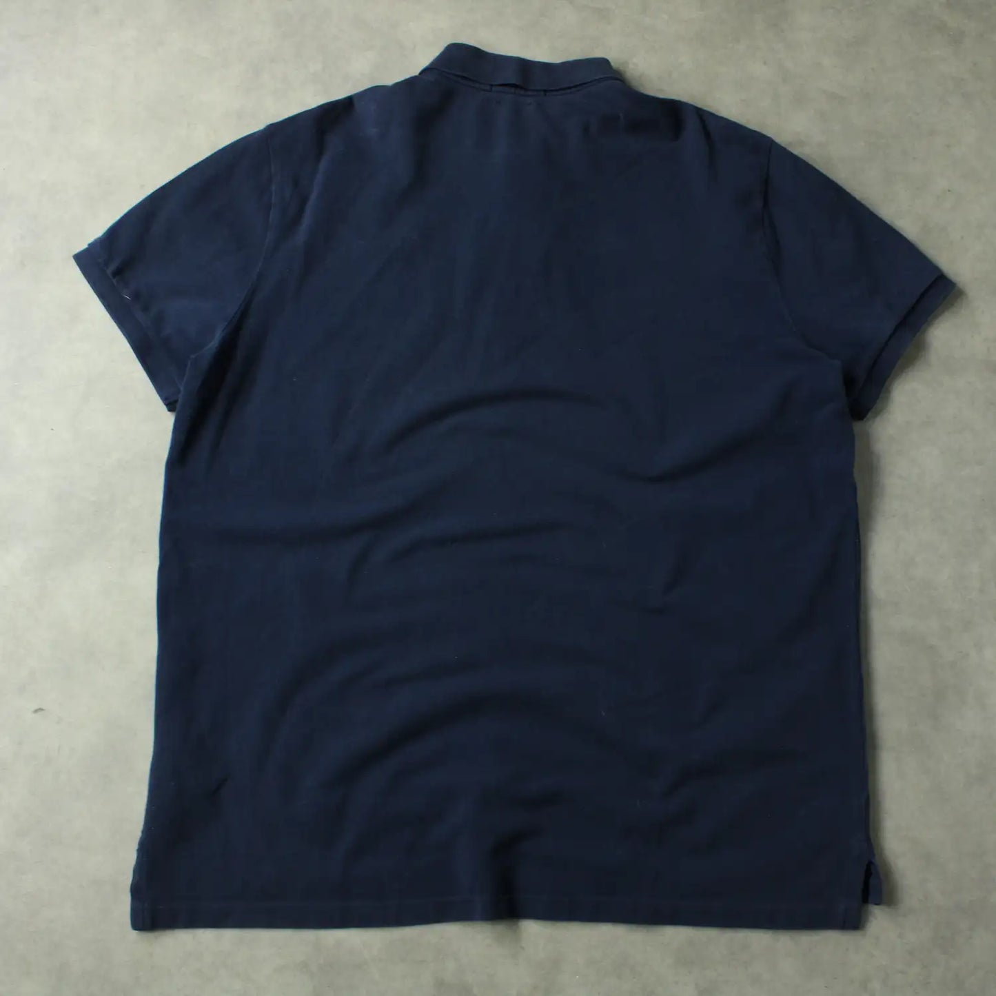 Ralph Lauren Piqué Polo – Navy Blue Embroidered Logo (Man-XL)