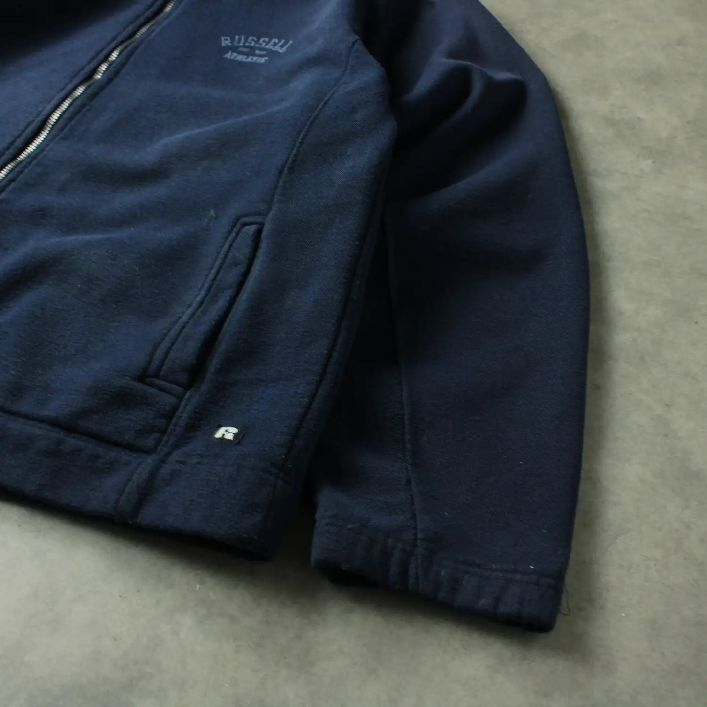 Russell Athletic Full Zip Hoodie – Navy (Man-L)