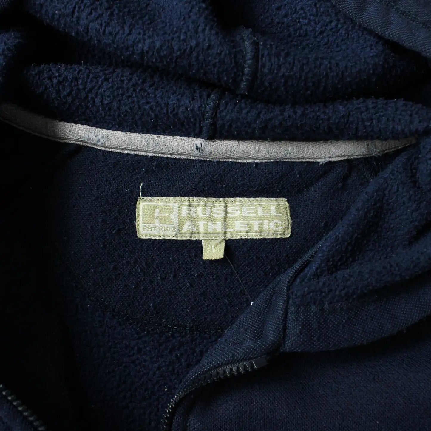 Russell Athletic Full Zip Hoodie – Navy (Man-L)