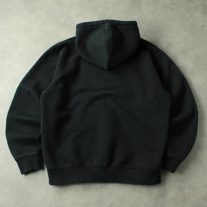 Obey Embroidered Logo Hoodie – Black (Man-L)