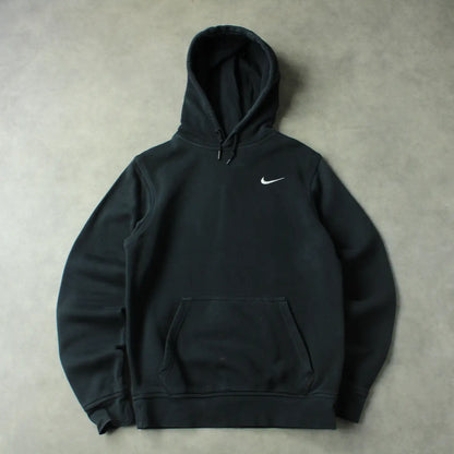 Nike Embroidered Logo Hoodie – Black (Man-S)