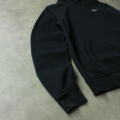 Nike Embroidered Logo Hoodie – Black (Man-S)