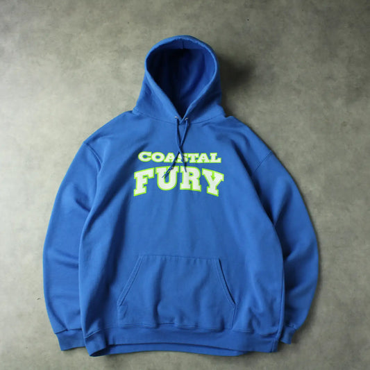 Champion Printed Hoodie – Blue (Man-XXL)