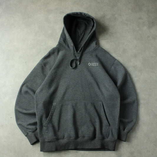 South Pole Embroidered Logo Hoodie – Dark Grey (Man-M)