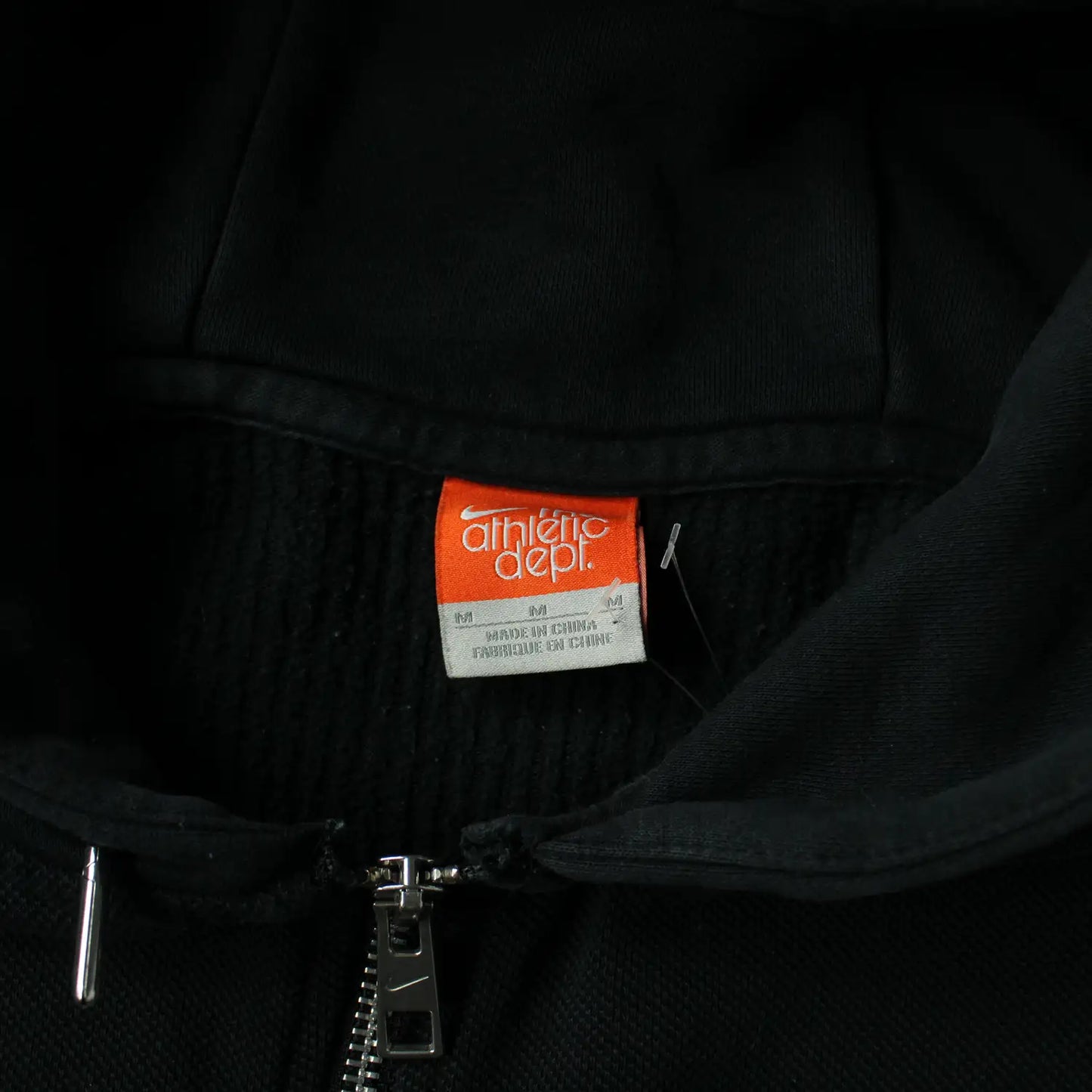 Nike Zip-Up Hoodie – Black / Grey / Green (Man-M)