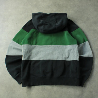Nike Zip-Up Hoodie – Black / Grey / Green (Man-M)