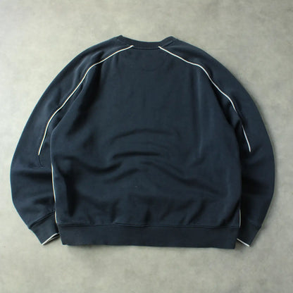 Nike Swoosh Logo Sweatshirt – Black (Man-XL)