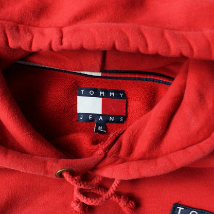 Tommy Jeans Back Printed Hoodie – Red (Man-M)