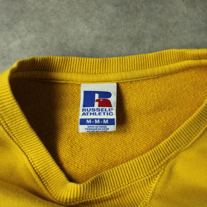 Russell Athletic Embroidered Crewneck Sweatshirt – Yellow (Man-M)