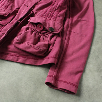 Didi Y2K Utility Jacket – Pink (Woman-XS)