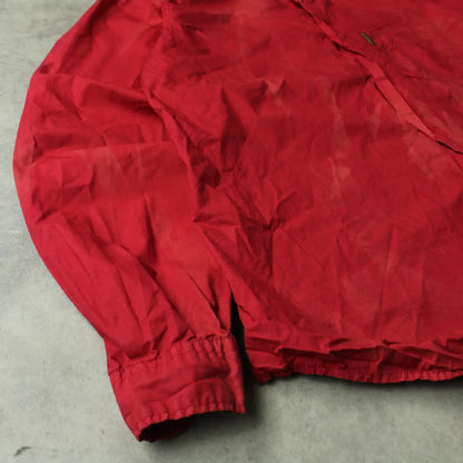 Armani Jeans Sunkissed Lightweight Button-Up Shirt – Red (Man-XL)