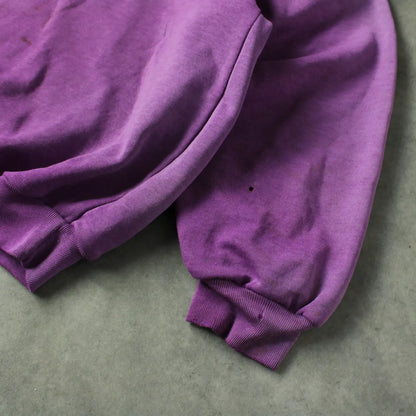 Adidas Vintage Trefoil Hoodie – Purple (Man-L,Distressed)