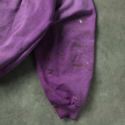 Adidas Vintage Trefoil Hoodie – Purple (Man-L,Distressed)