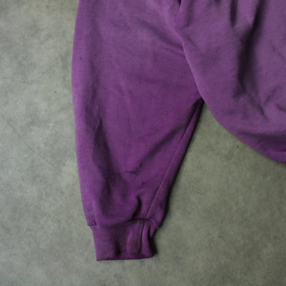 Adidas Vintage Trefoil Hoodie – Purple (Man-L,Distressed)