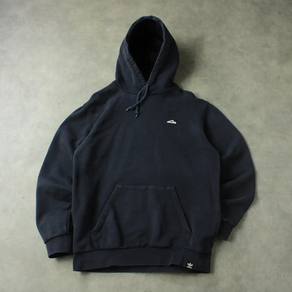 Adidas Embroidered Hoodie – Black (Man-M)