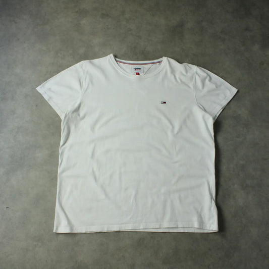 Tommy Jeans Classic T-Shirt – White (Man-XL)