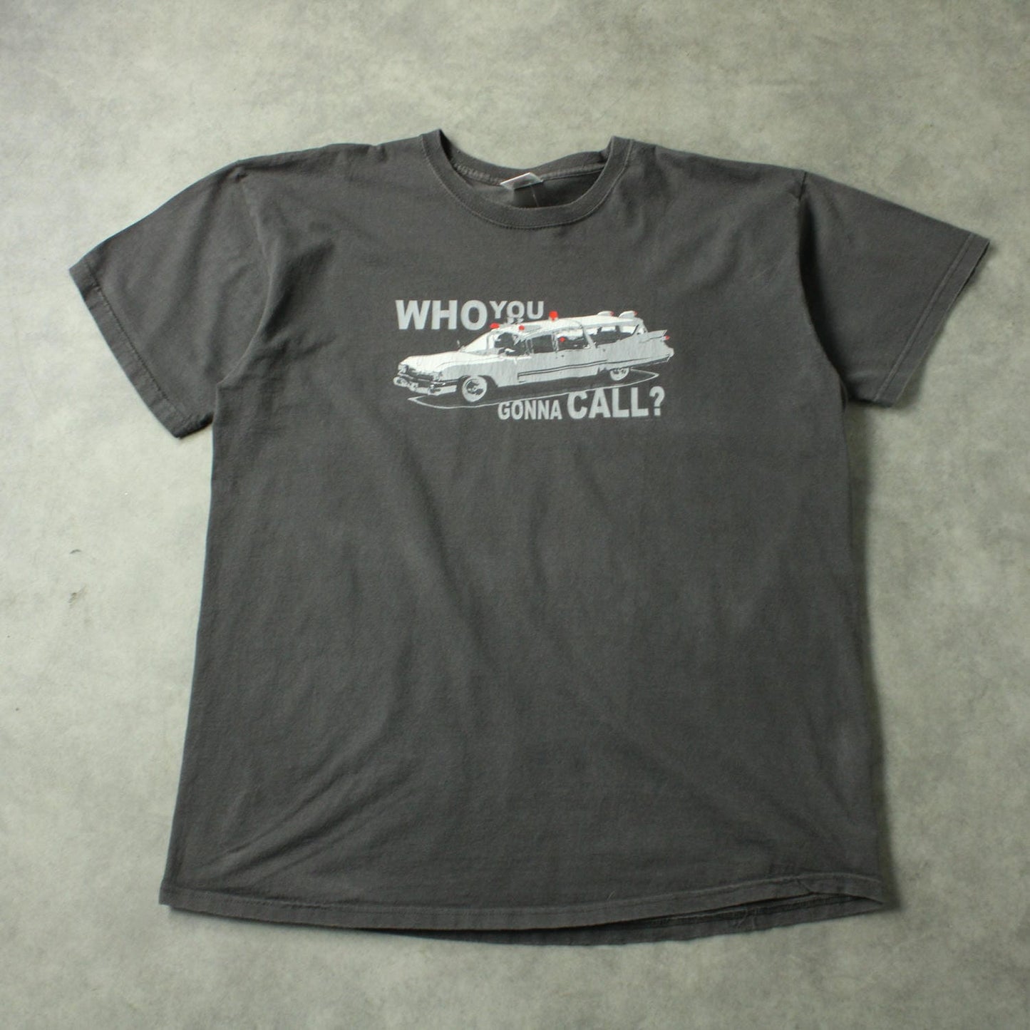 Fruit of the Loom Printed T-Shirt – Dark Grey (Man-XL)