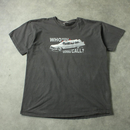 Fruit of the Loom Printed T-Shirt – Dark Grey (Man-XL)