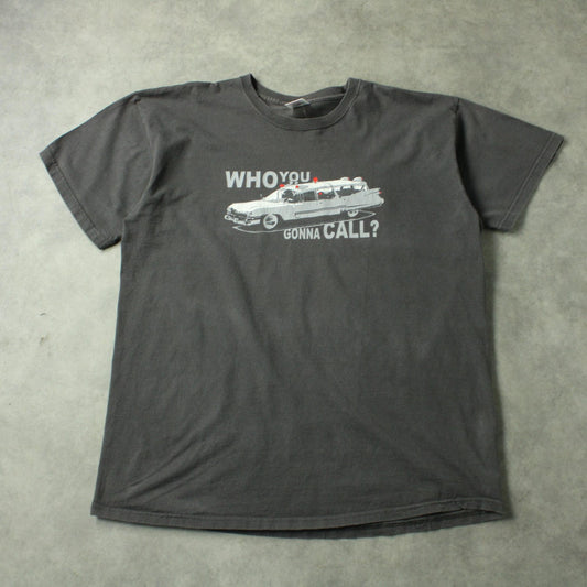 Fruit of the Loom Printed T-Shirt – Dark Grey (Man-XL)