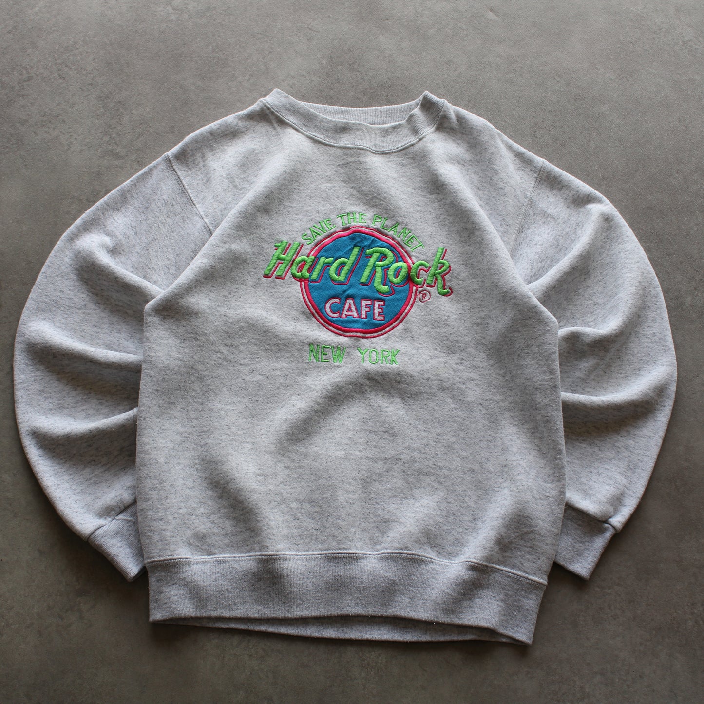 Hard Rock Cafe Embrioed Crewneck Sweater (Man-M)