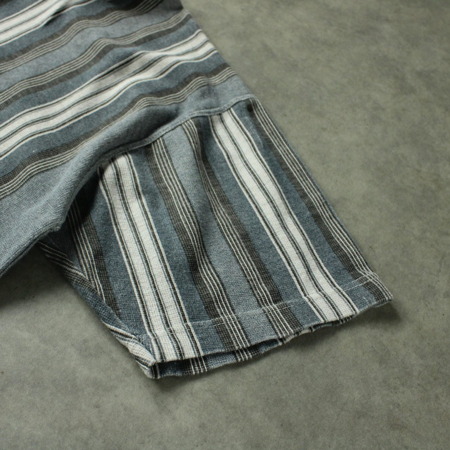 Pettebello Striped Piqué Polo Shirt – Grey (Man-XL)