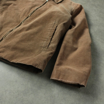 Hugo Boss Corduroy Zip Jacket – Brown (Man-L)