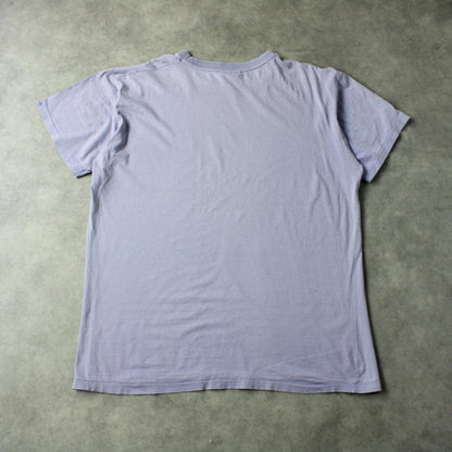 3K Vintage Graphic Print T-Shirt – Light Purple (Man-M)