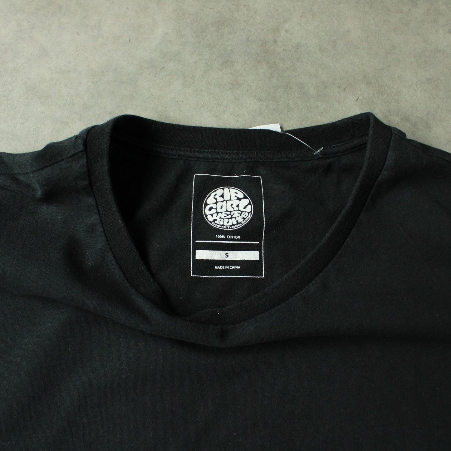 Rip Curl Chest Logo T-Shirt – Black (Woman-S)