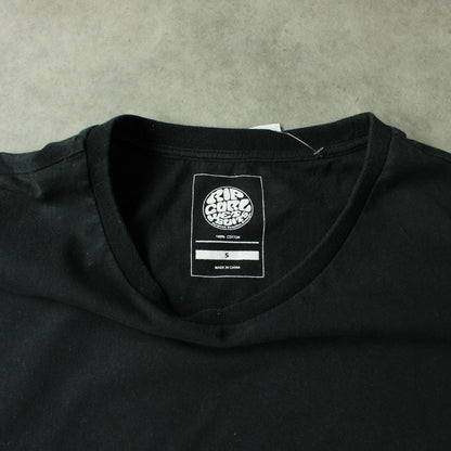 Rip Curl Chest Logo T-Shirt – Black (Woman-S)