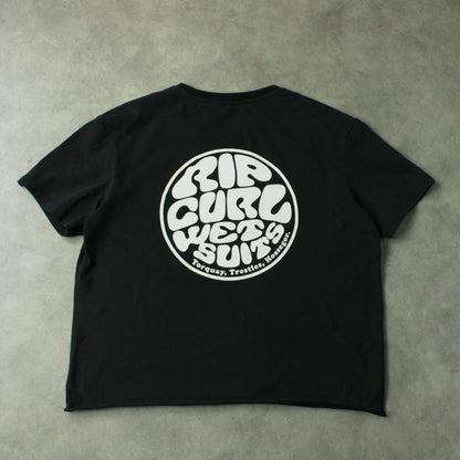 Rip Curl Chest Logo T-Shirt – Black (Woman-S)