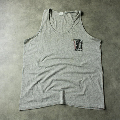 Levi’s 501 Original Vintage Tank Top – Grey (Man-XL)