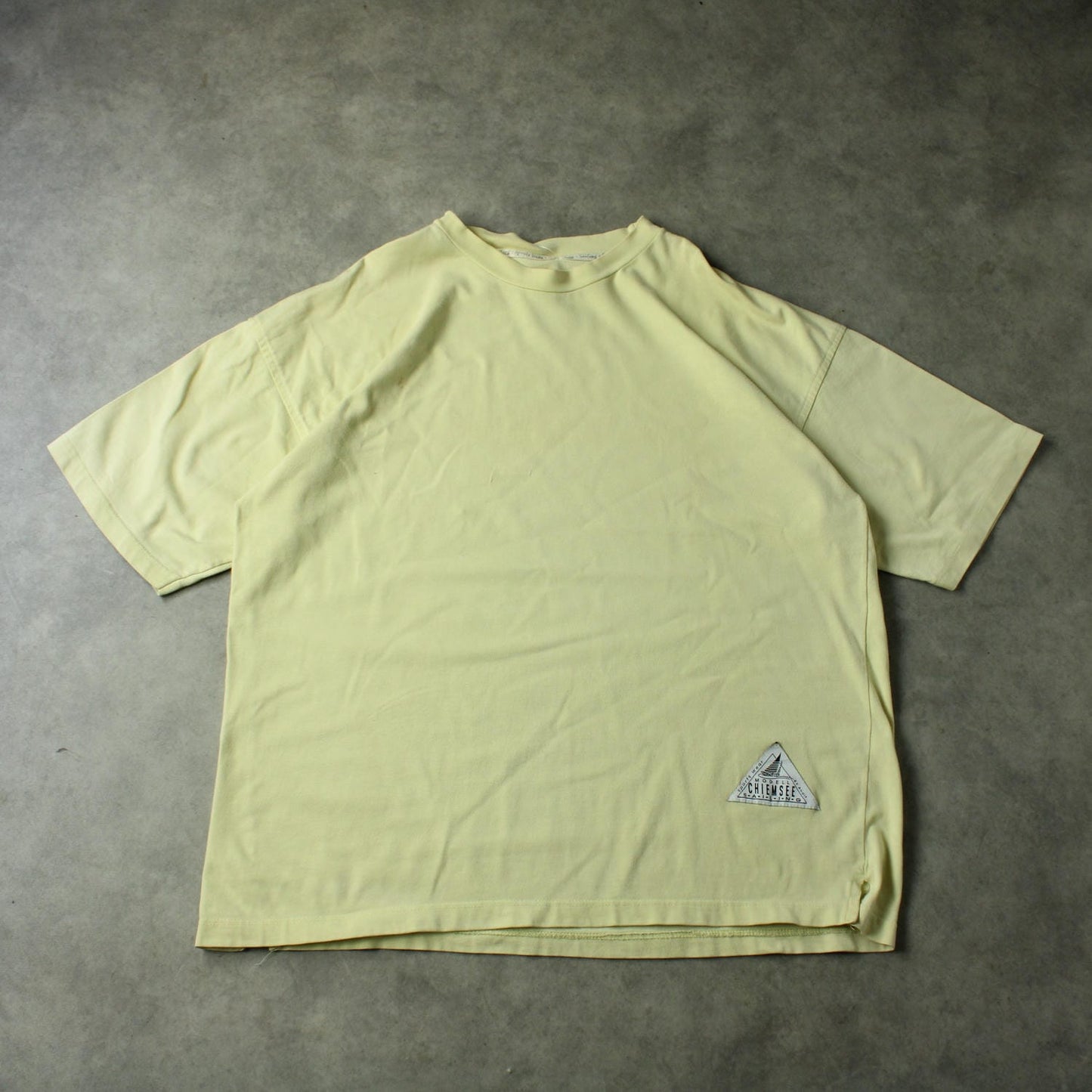 Chiemsee Vintage Logo T-Shirt – Yellow (Man-XL)