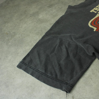 Tribal Tattoo Graphic Vintage T-Shirt – Dark Grey (Man-S)