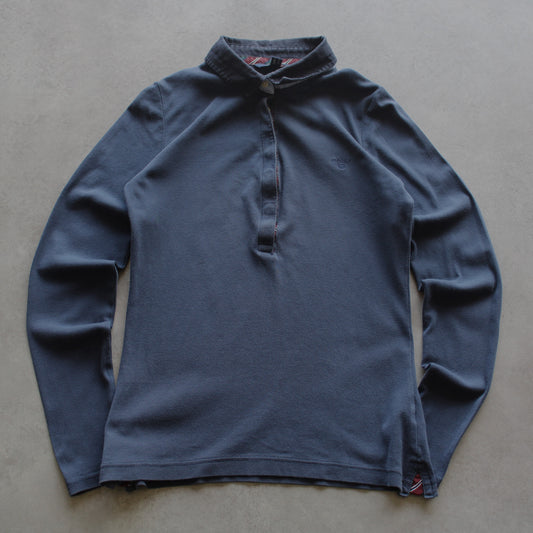 Gant Embrioed Long Sleeve Polo Shirt (Woman-S)