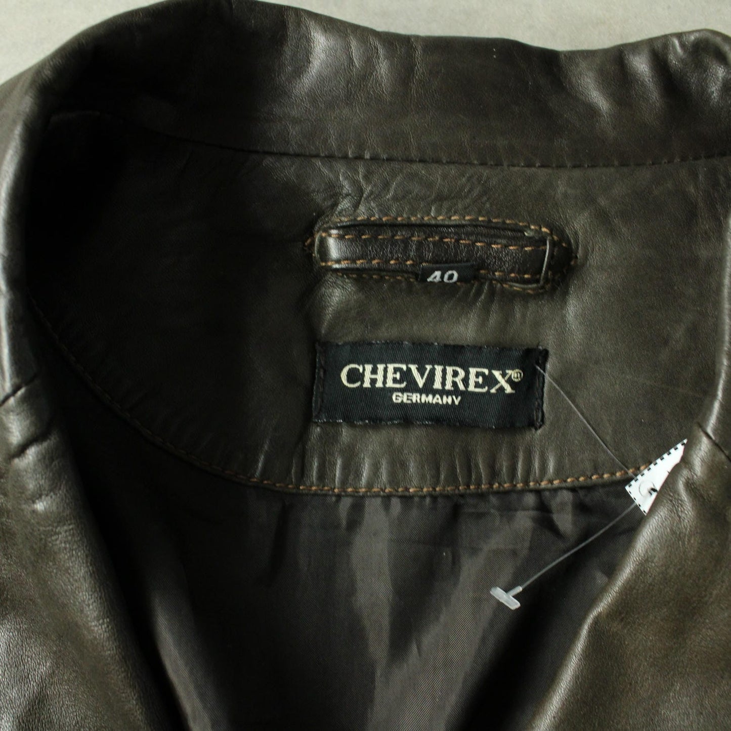 Chevirex Belted Leather Jacket – Dark Brown (Woman-L)