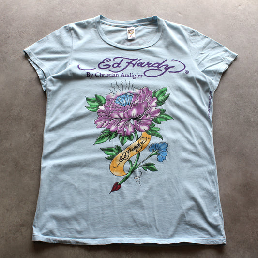 Ed Hardy Printed T-Shirt (Man-XL)