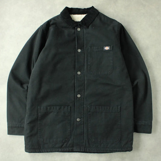 [NEW] Dickies Classic Workwear Jacket with Sherpa Lining – Black (Man-L)