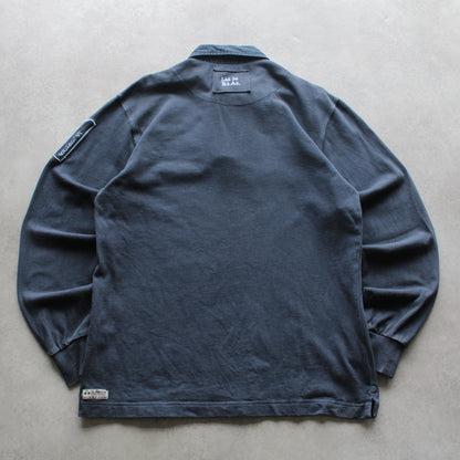 La Martina Embrioed Long Sleeve Polo Shirt (Man-L)